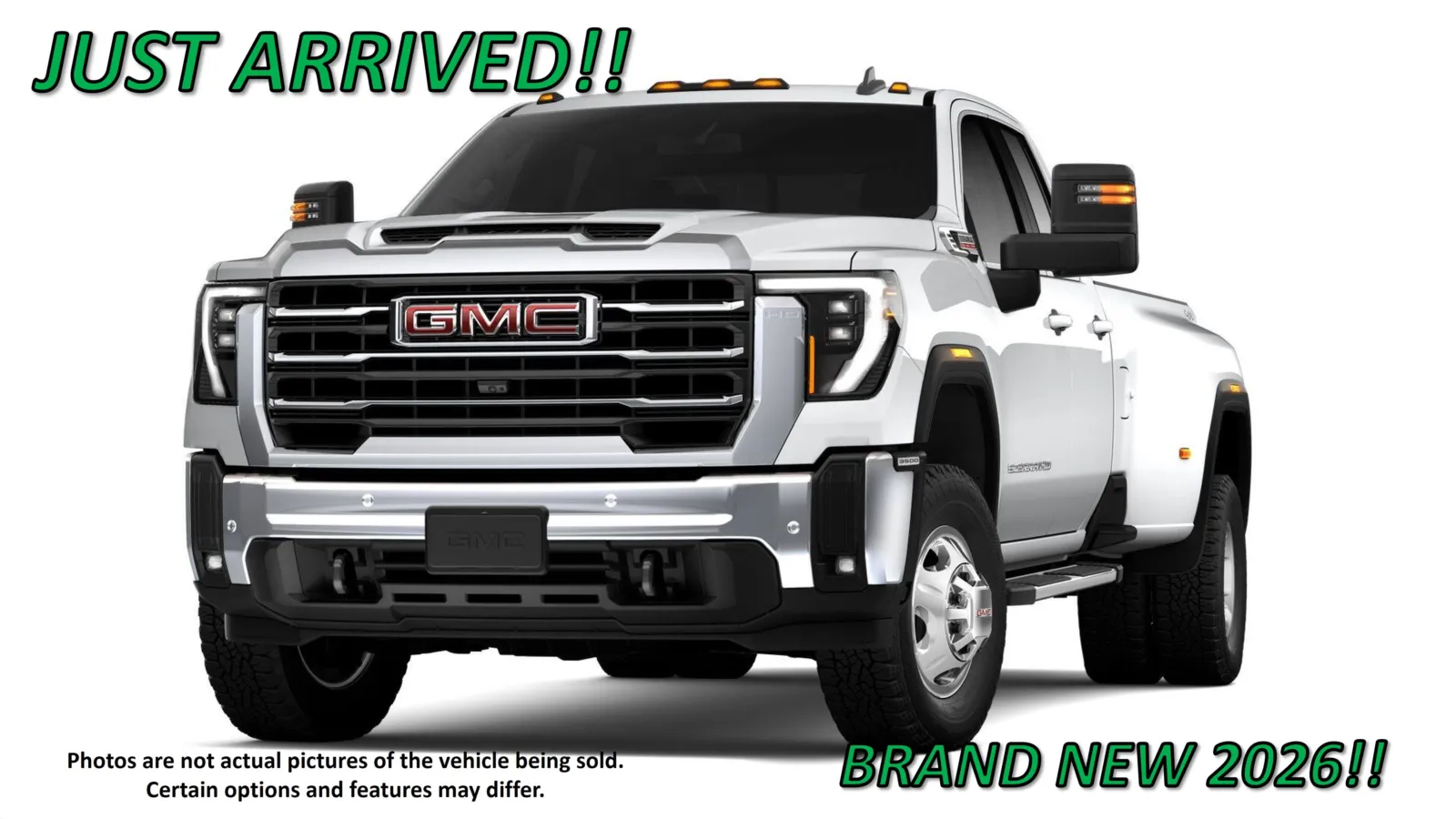 White 2026 GMC Sierra 3500HD DRW SLE for sale in Clinton, MO