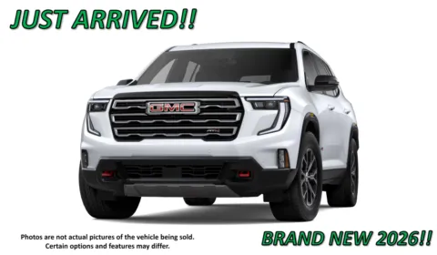 White 2026 GMC Acadia AT4 for sale in Clinton, MO