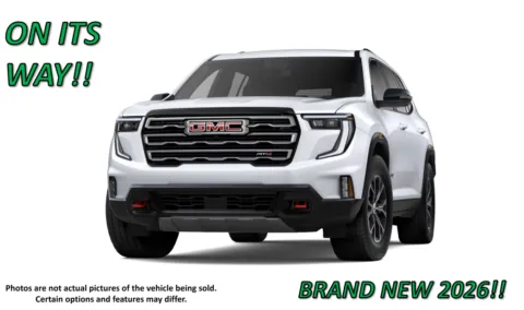 White 2026 GMC Acadia AT4 for sale in Clinton, MO