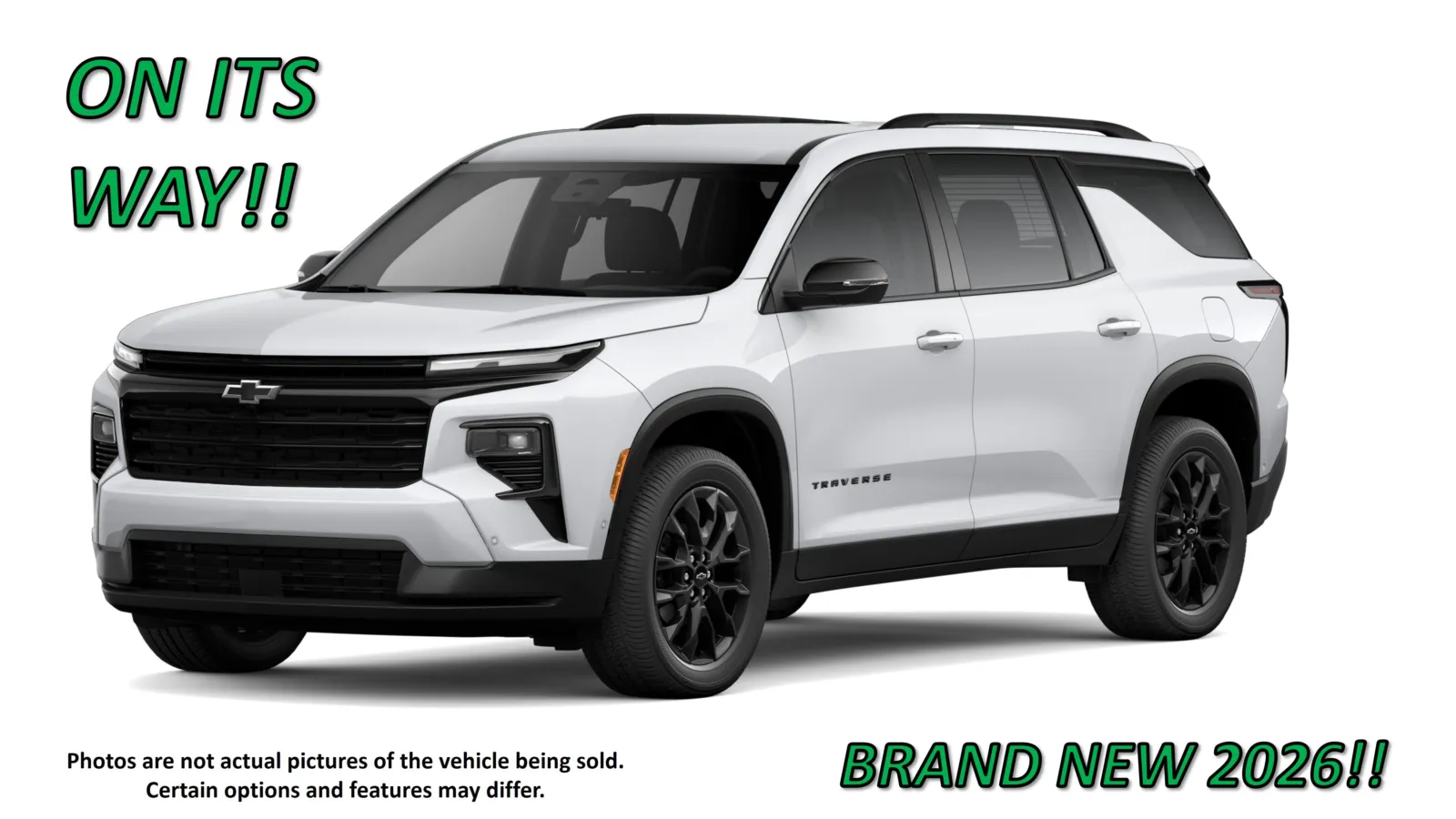 White 2026 Chevrolet Traverse LT for sale in Clinton, MO
