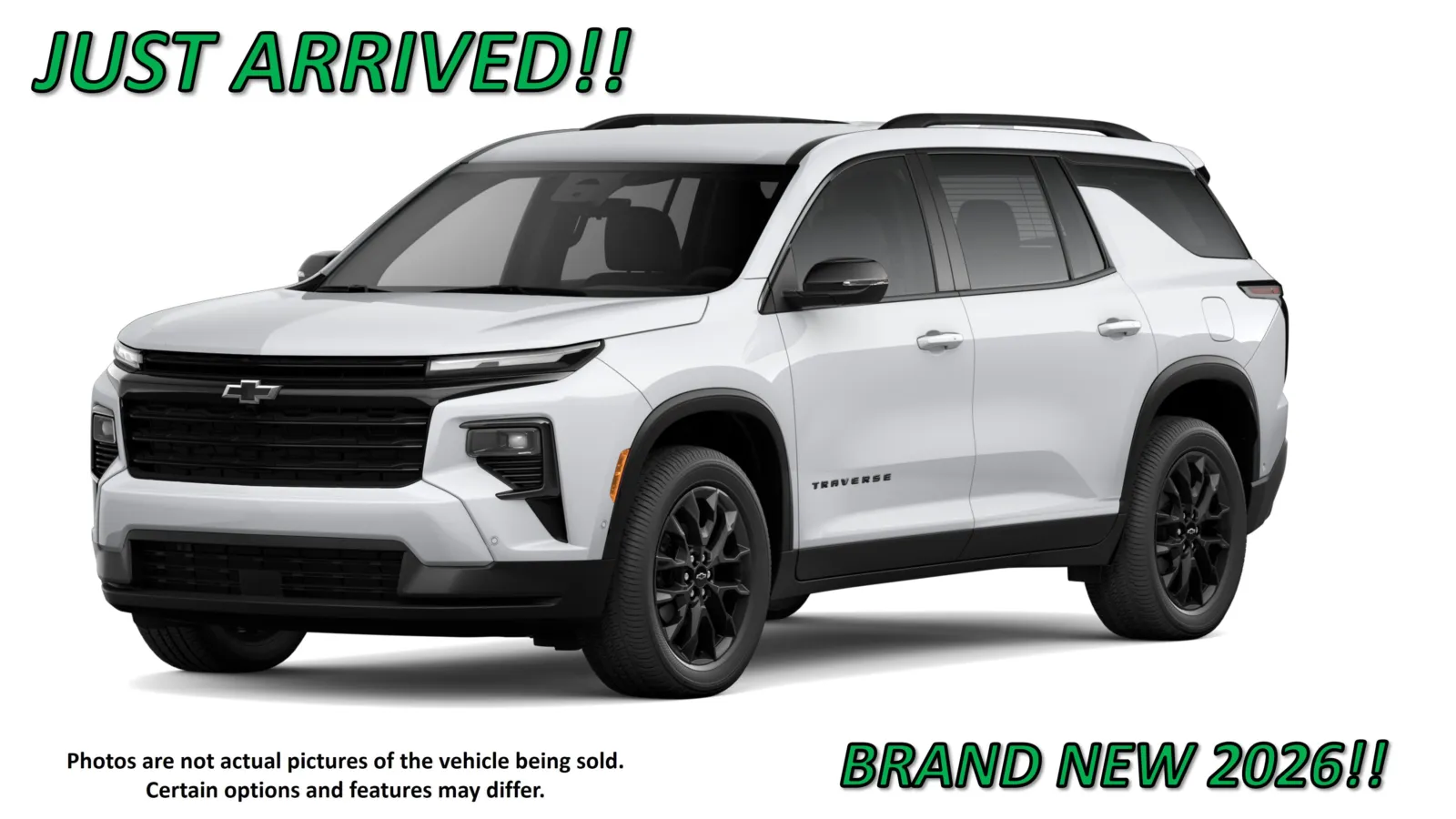 White 2026 Chevrolet Traverse LT for sale in Clinton, MO