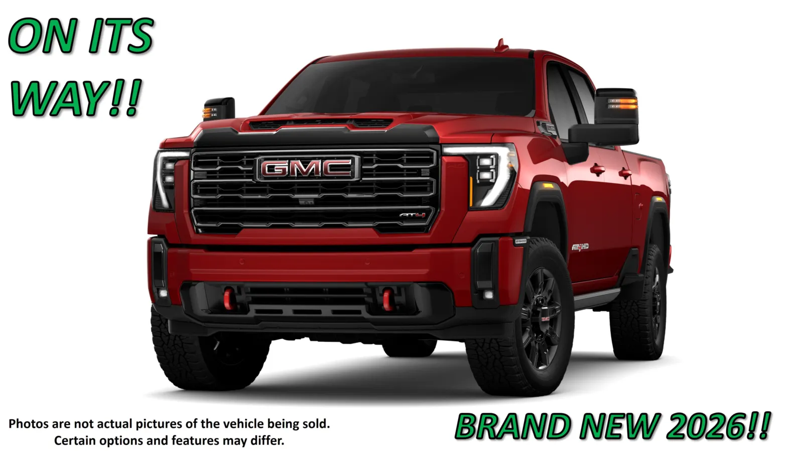 Red 2026 GMC Sierra 2500HD AT4 for sale in Clinton, MO