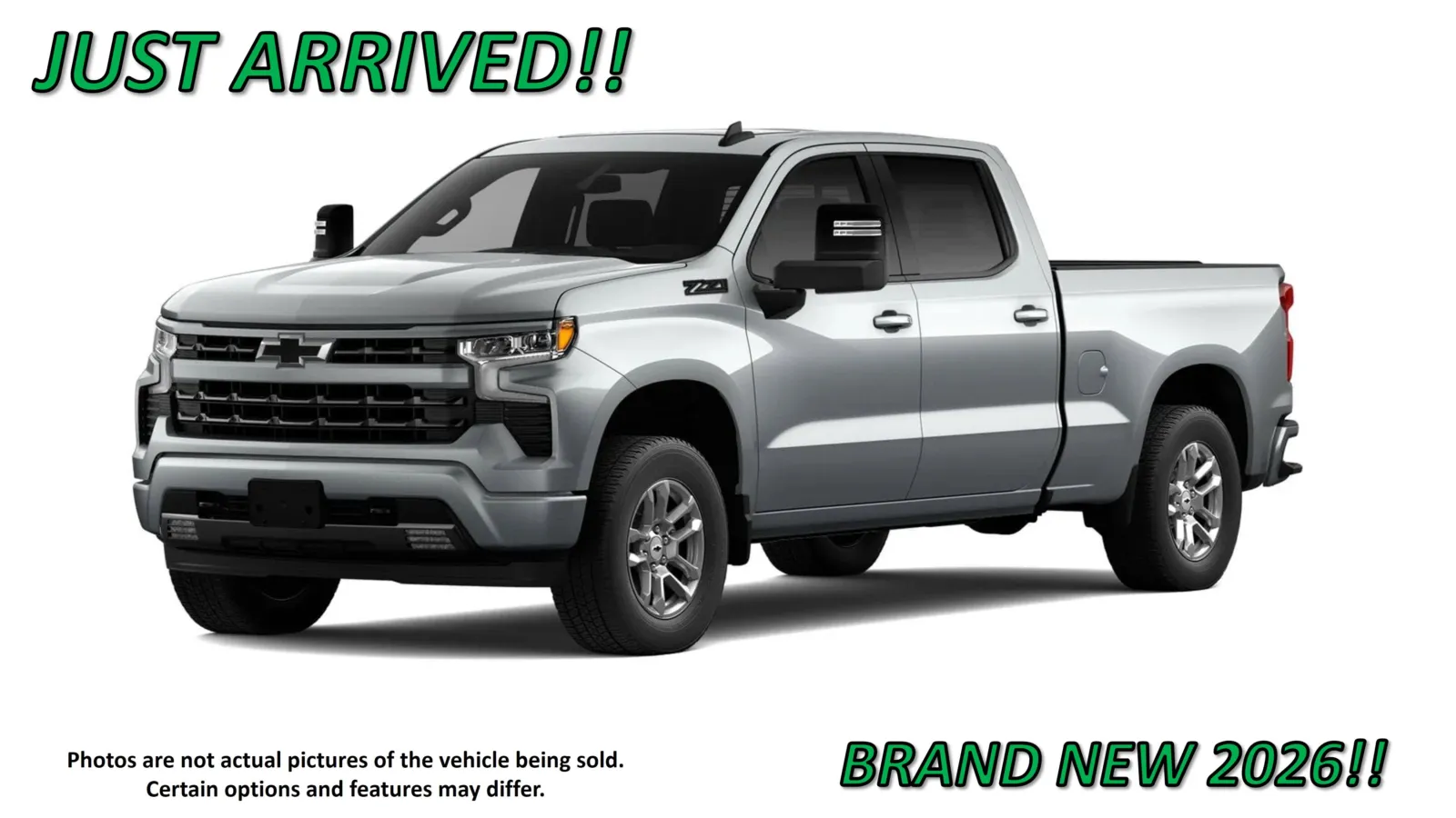 Gray 2026 Chevrolet Silverado 1500 RST for sale in Clinton, MO