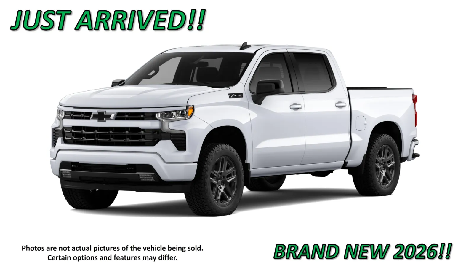 White 2026 Chevrolet Silverado 1500 RST for sale in Clinton, MO