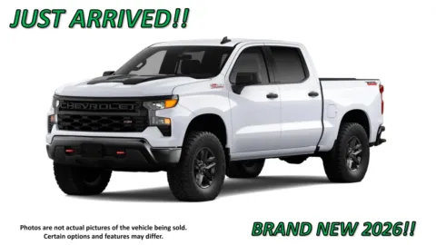 White 2026 Chevrolet Silverado 1500 Custom Trail Boss for sale in Clinton, MO