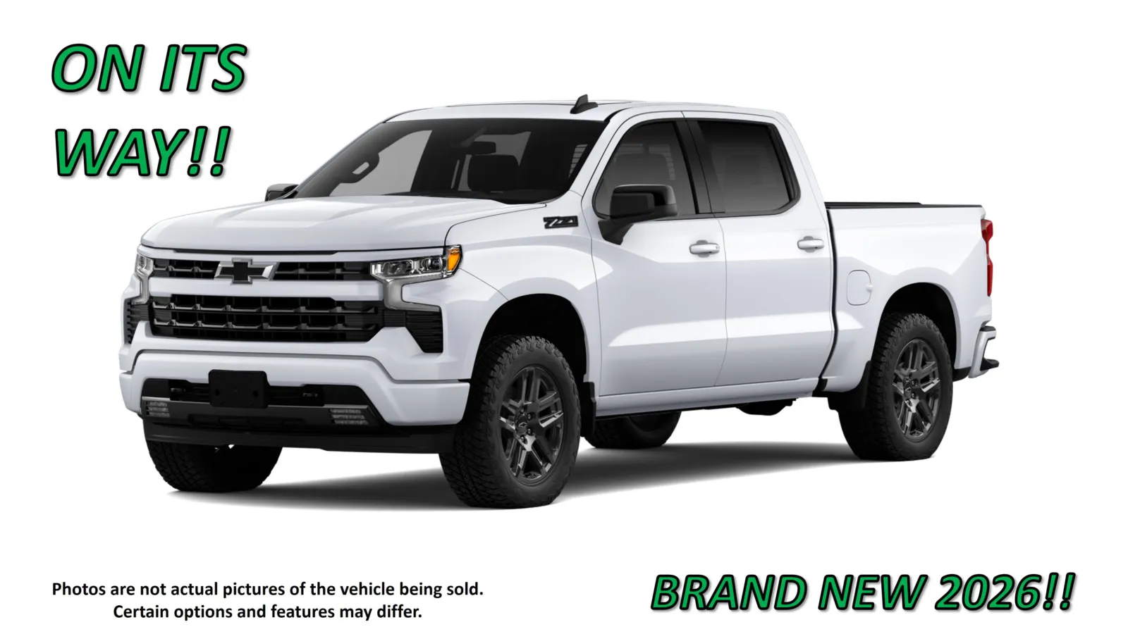 White 2026 Chevrolet Silverado 1500 RST for sale in Clinton, MO