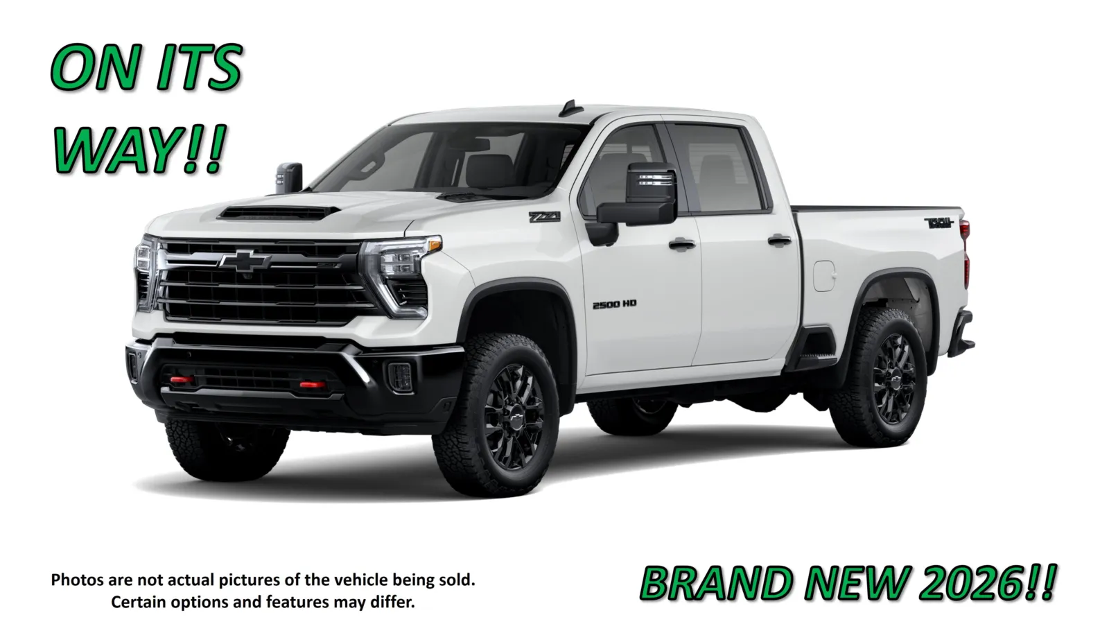 White 2026 Chevrolet Silverado 2500HD LT for sale in Clinton, MO