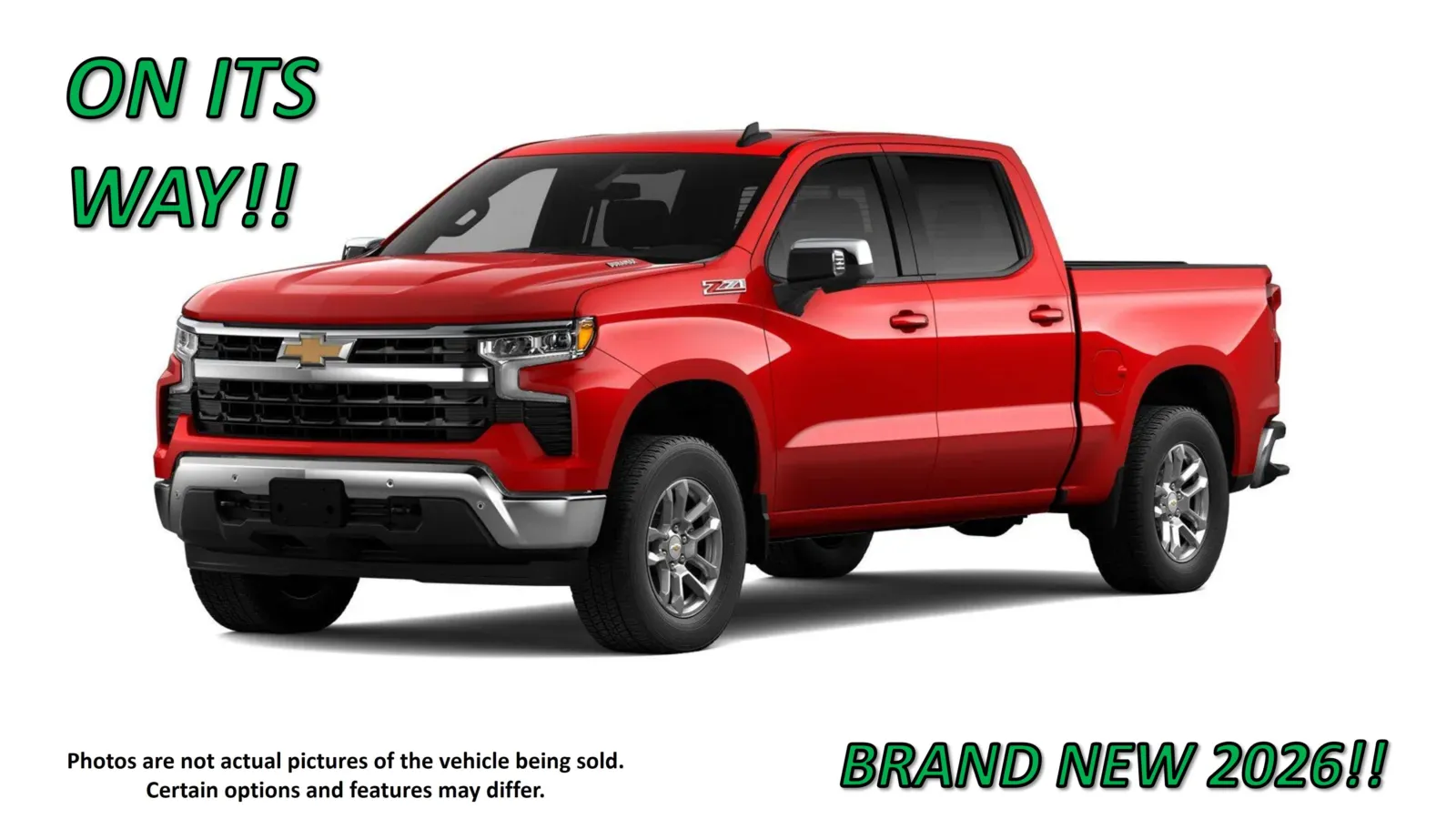 Red 2026 Chevrolet Silverado 1500 LT for sale in Clinton, MO