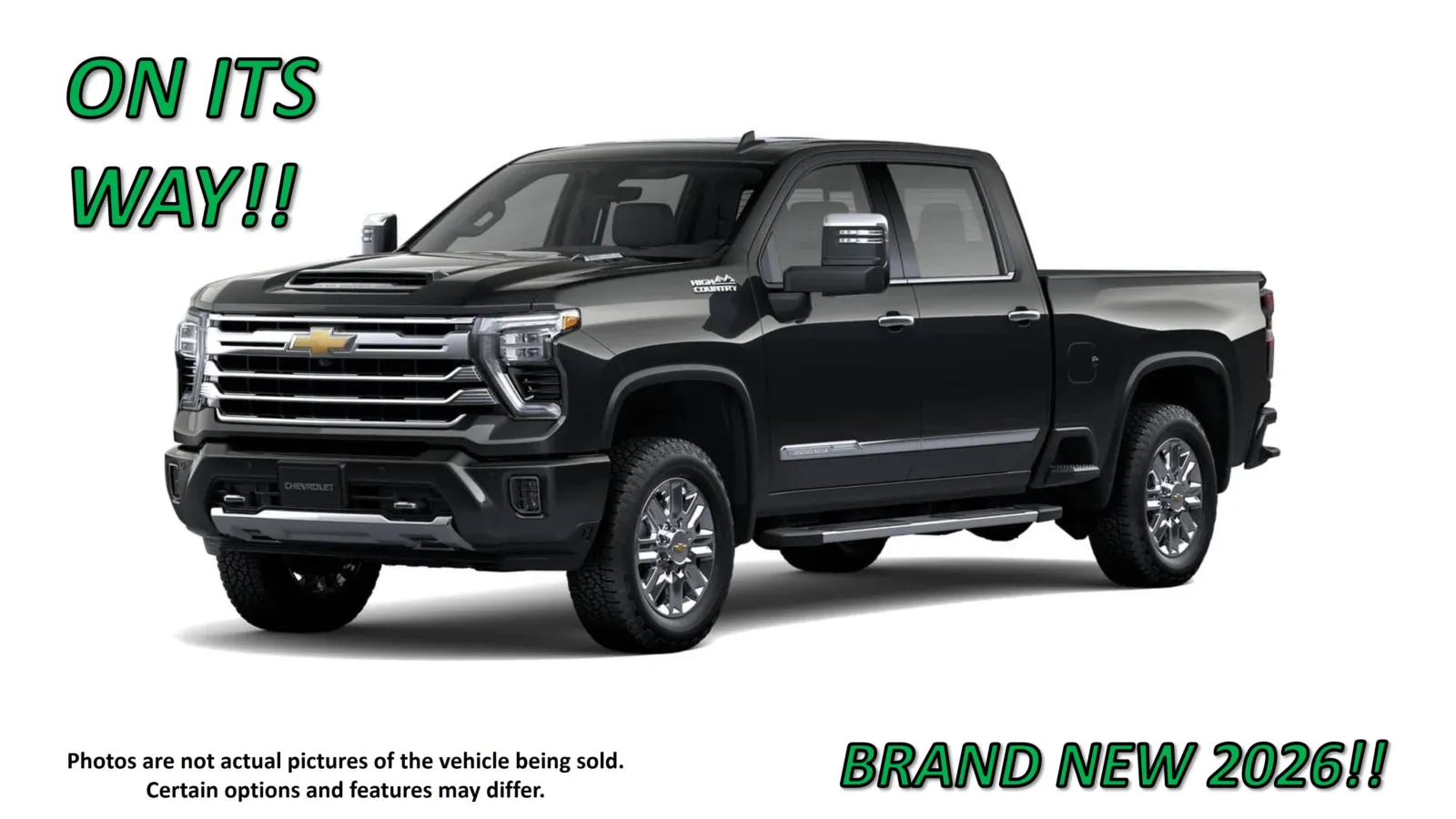 Black 2026 Chevrolet Silverado 3500 HD High Country for sale in Clinton, MO