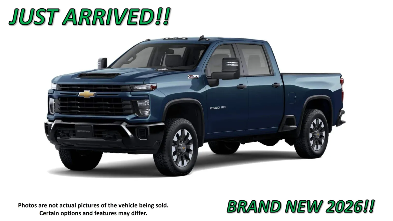 Blue 2026 Chevrolet Silverado 2500 HD Custom for sale in Clinton, MO