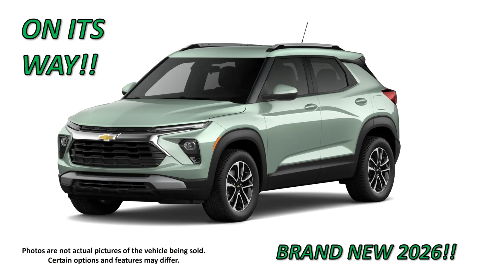 Green 2026 Chevrolet Trailblazer LT for sale in Clinton, MO