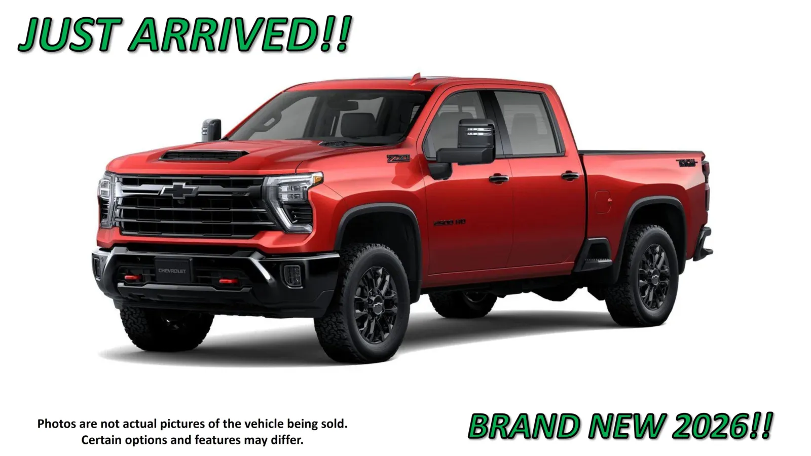 Red 2026 Chevrolet Silverado 2500 HD LTZ for sale in Clinton, MO