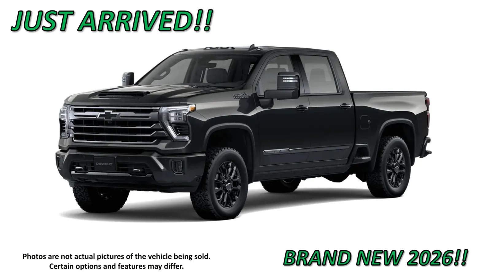 Black 2026 Chevrolet Silverado 3500 HD High Country for sale in Clinton, MO