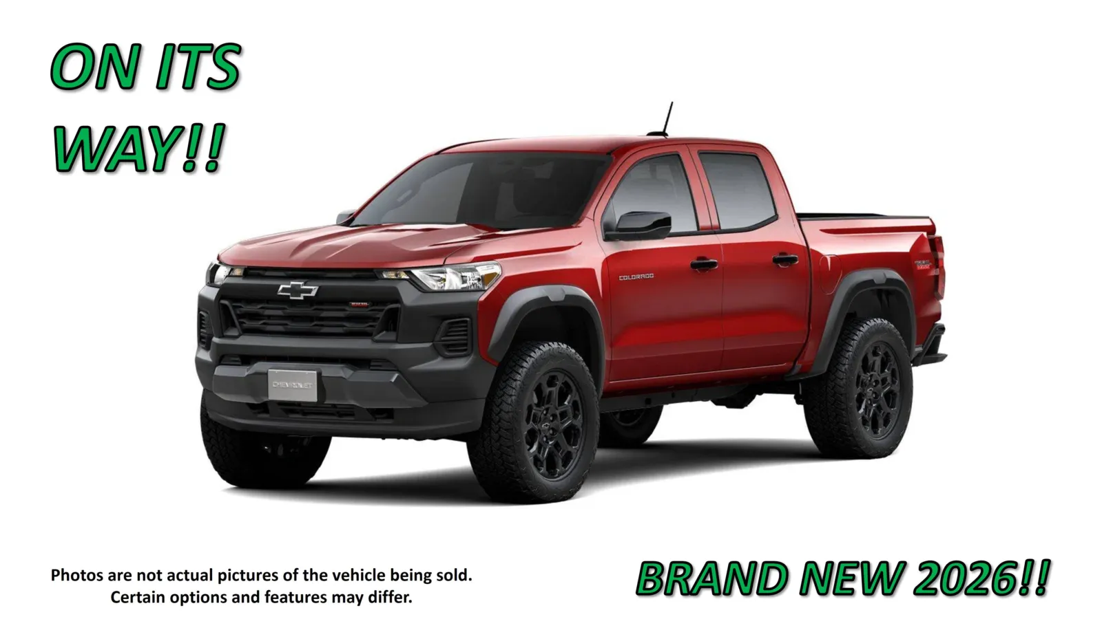 Red 2026 Chevrolet Colorado Trail Boss for sale in Clinton, MO