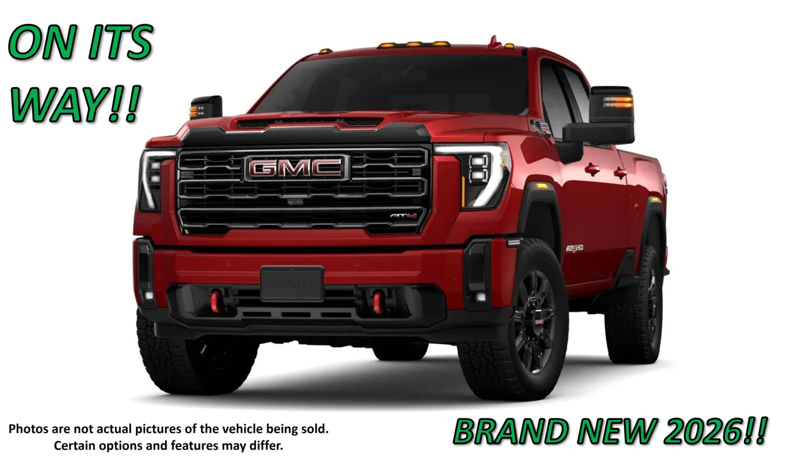Red 2026 GMC Sierra 2500 HD AT4 for sale in Clinton, MO