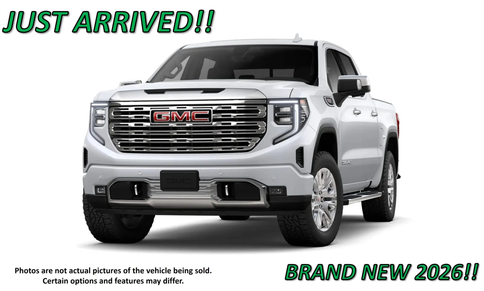 White 2026 GMC Sierra 1500 Denali for sale in Clinton, MO