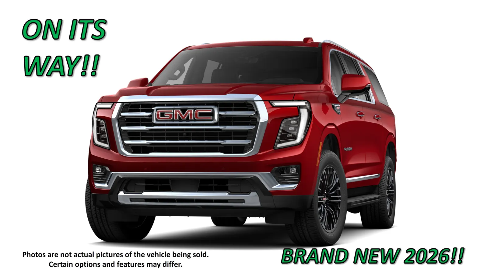 Red 2026 GMC Yukon XL Elevation for sale in Clinton, MO