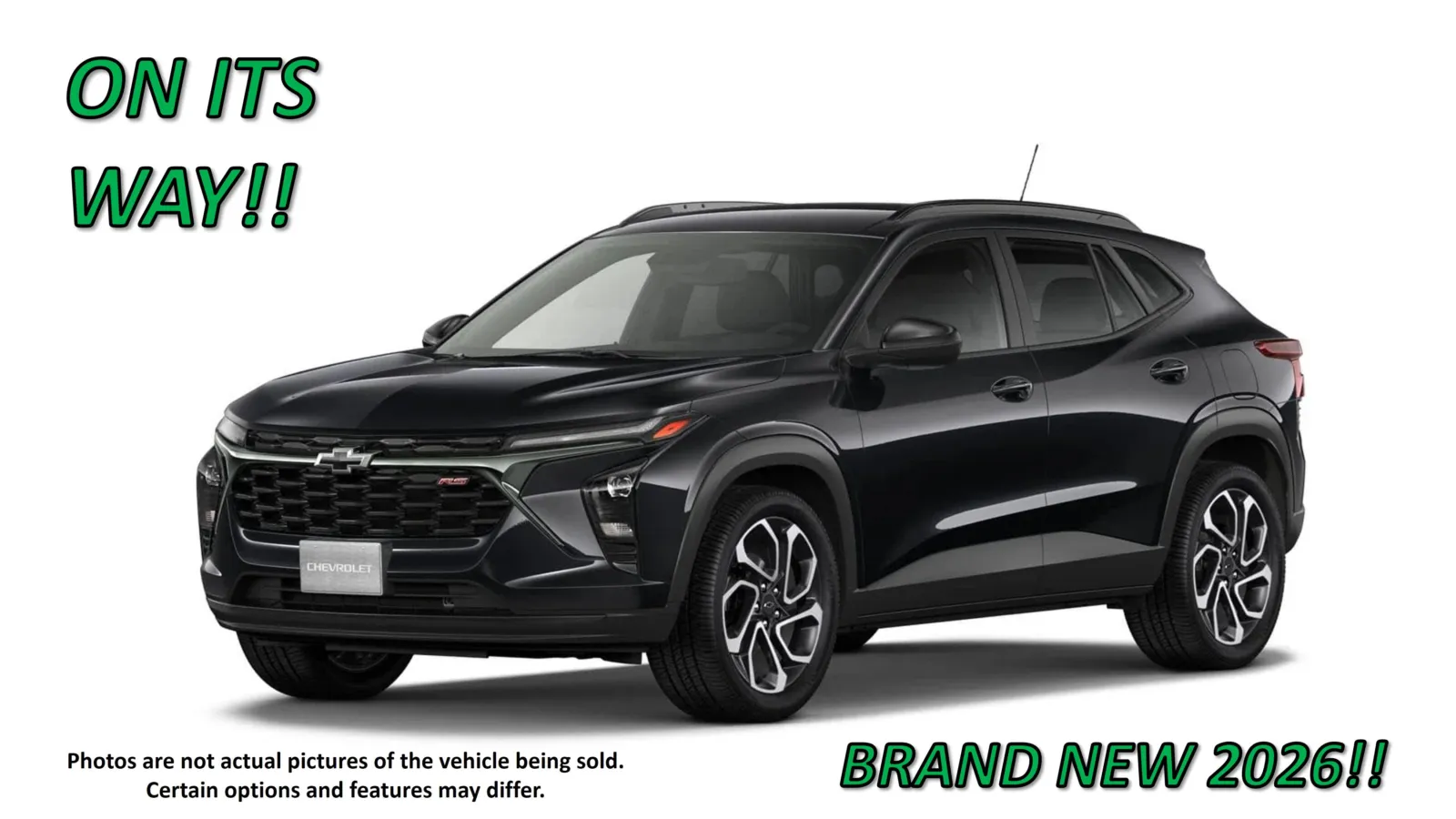 Black 2026 Chevrolet Trax 2RS for sale in Clinton, MO