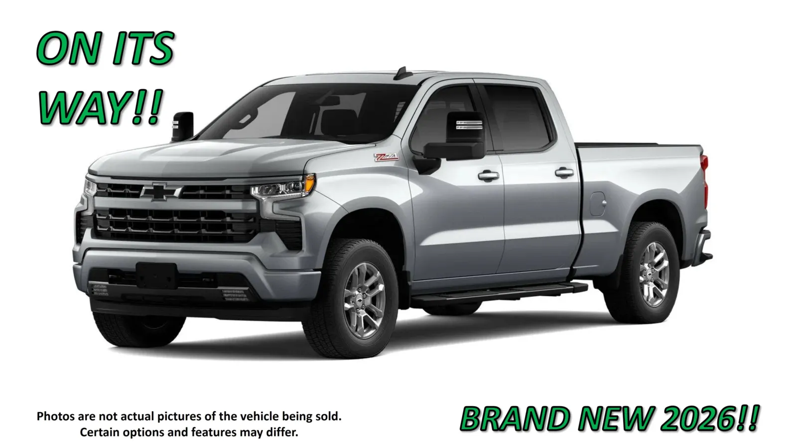 Gray 2026 Chevrolet Silverado 1500 RST for sale in Clinton, MO