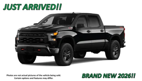 Black 2026 Chevrolet Silverado 1500 Custom Trail Boss for sale in Clinton, MO