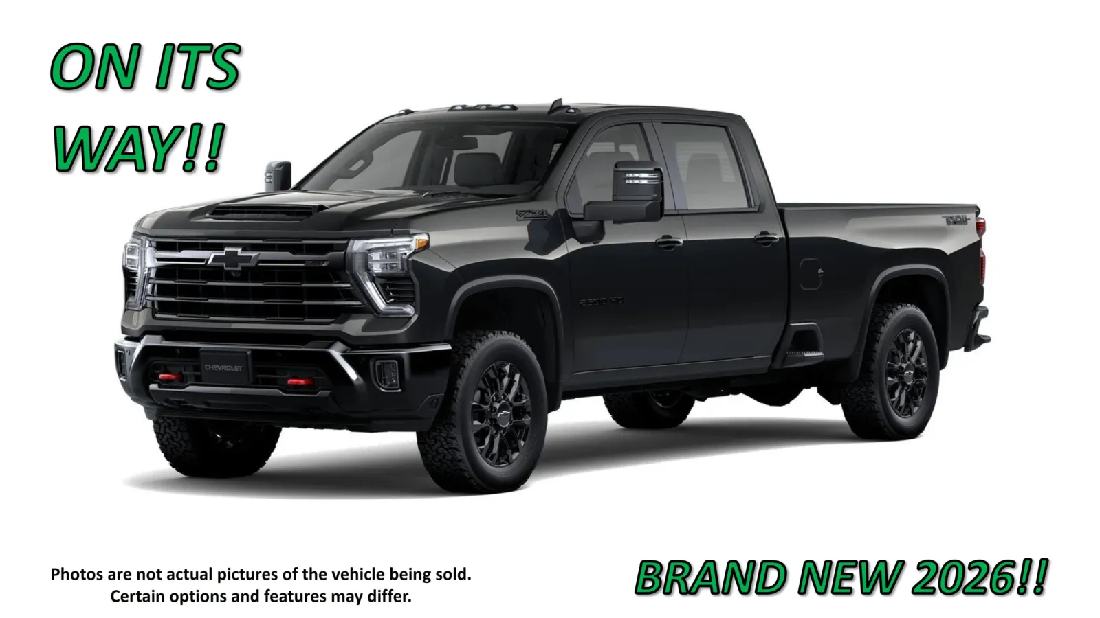 Black 2026 Chevrolet Silverado 2500HD LT for sale in Clinton, MO