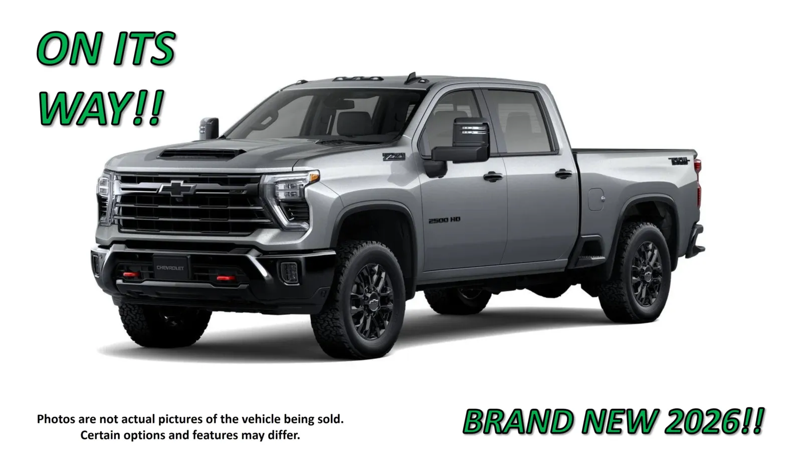 Gray 2026 Chevrolet Silverado 2500HD LT for sale in Clinton, MO