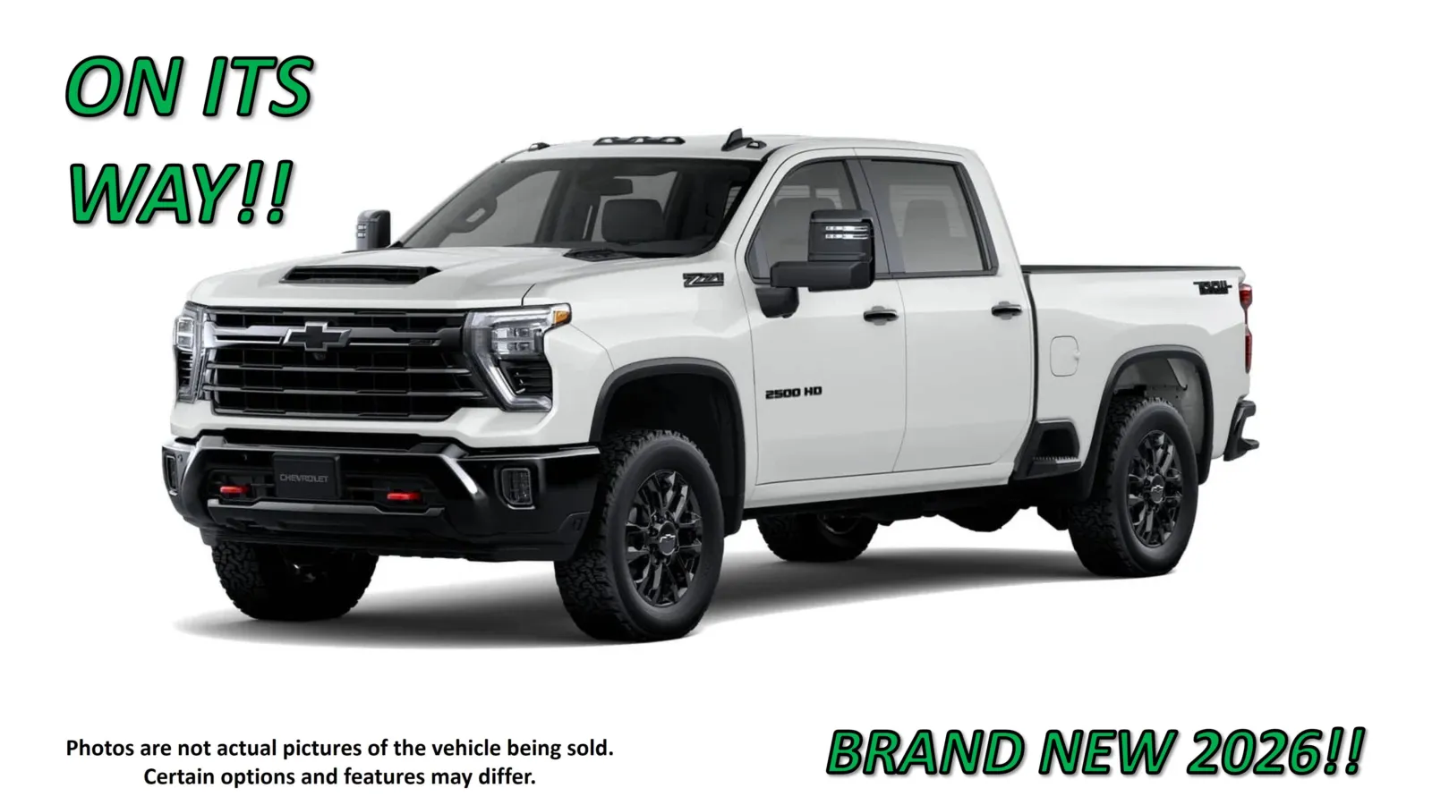 White 2026 Chevrolet Silverado 2500HD LT for sale in Clinton, MO