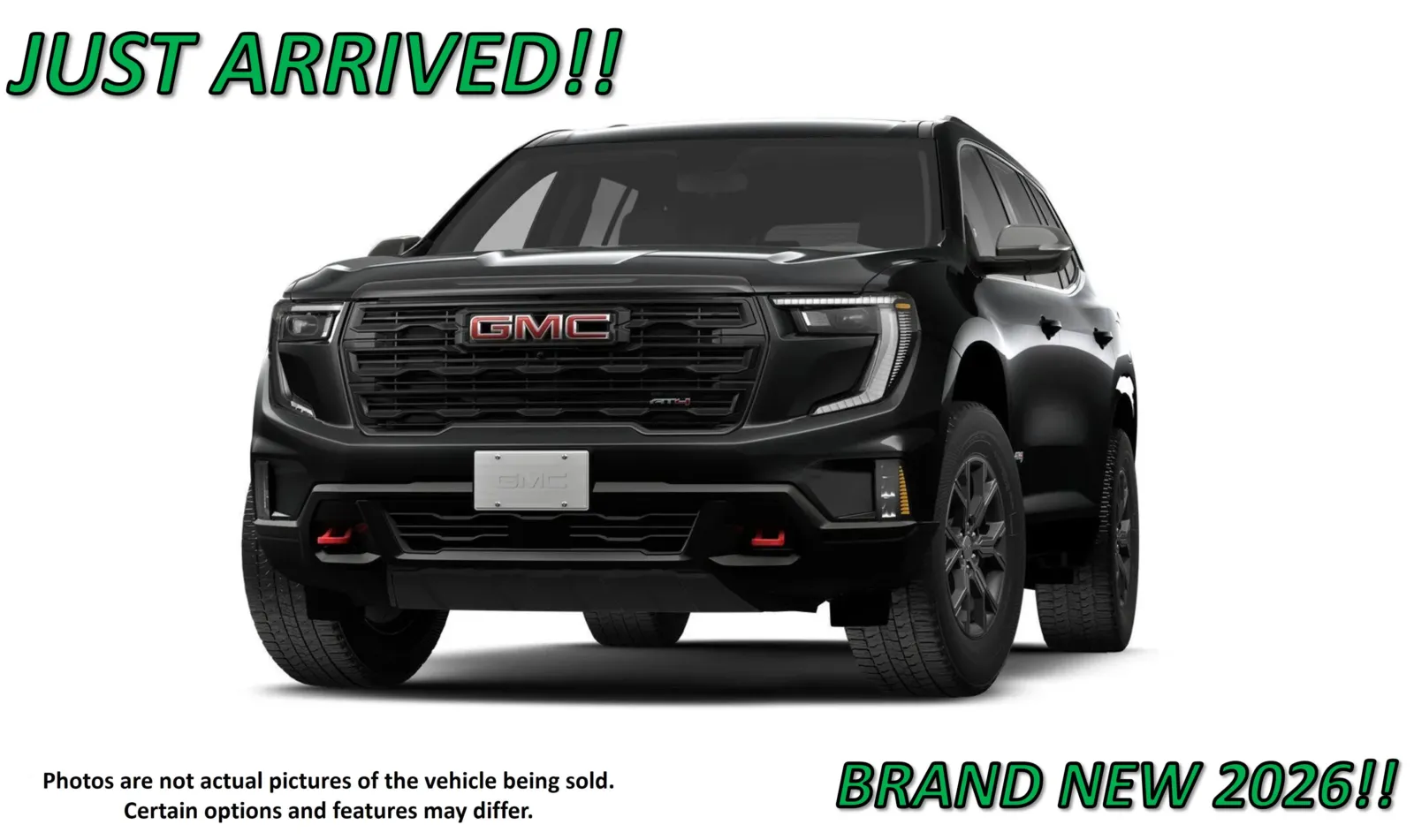 Black 2027 GMC Acadia AT4 for sale in Clinton, MO