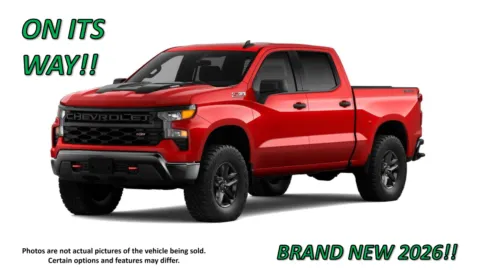 Red 2026 Chevrolet Silverado 1500 Custom Trail Boss for sale in Clinton, MO