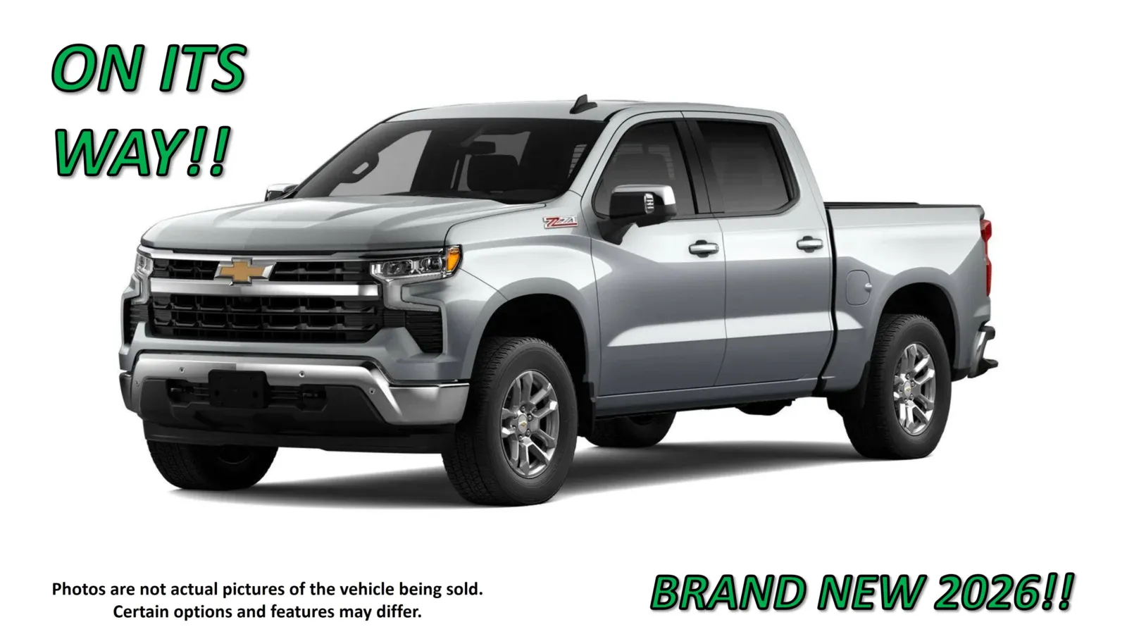 Gray 2026 Chevrolet Silverado 1500 LT for sale in Clinton, MO