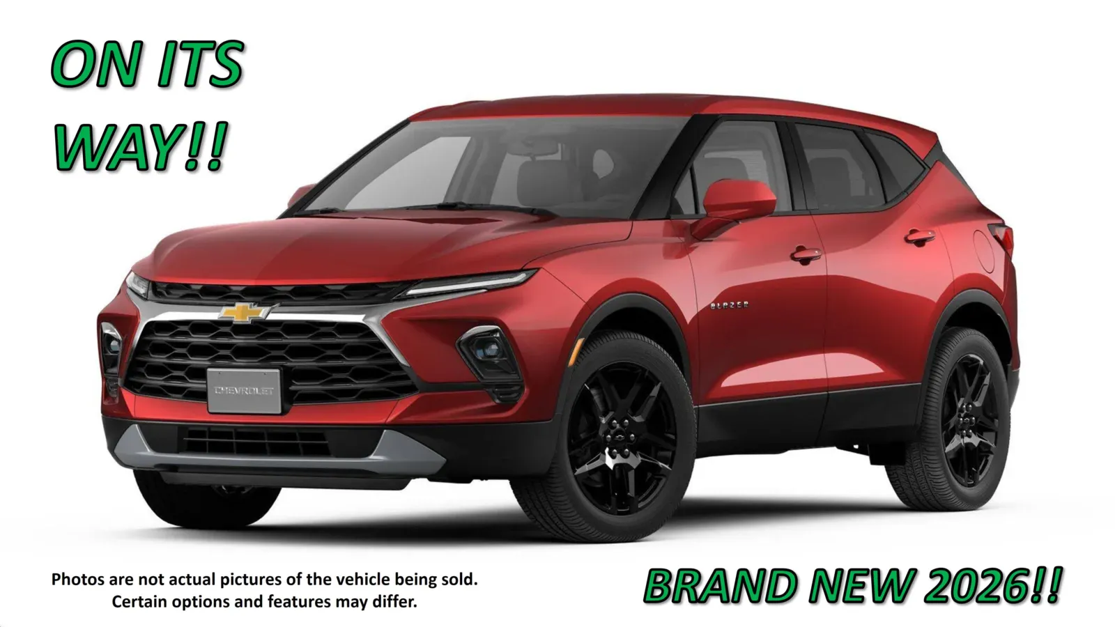 Red 2026 Chevrolet Blazer LT for sale in Clinton, MO