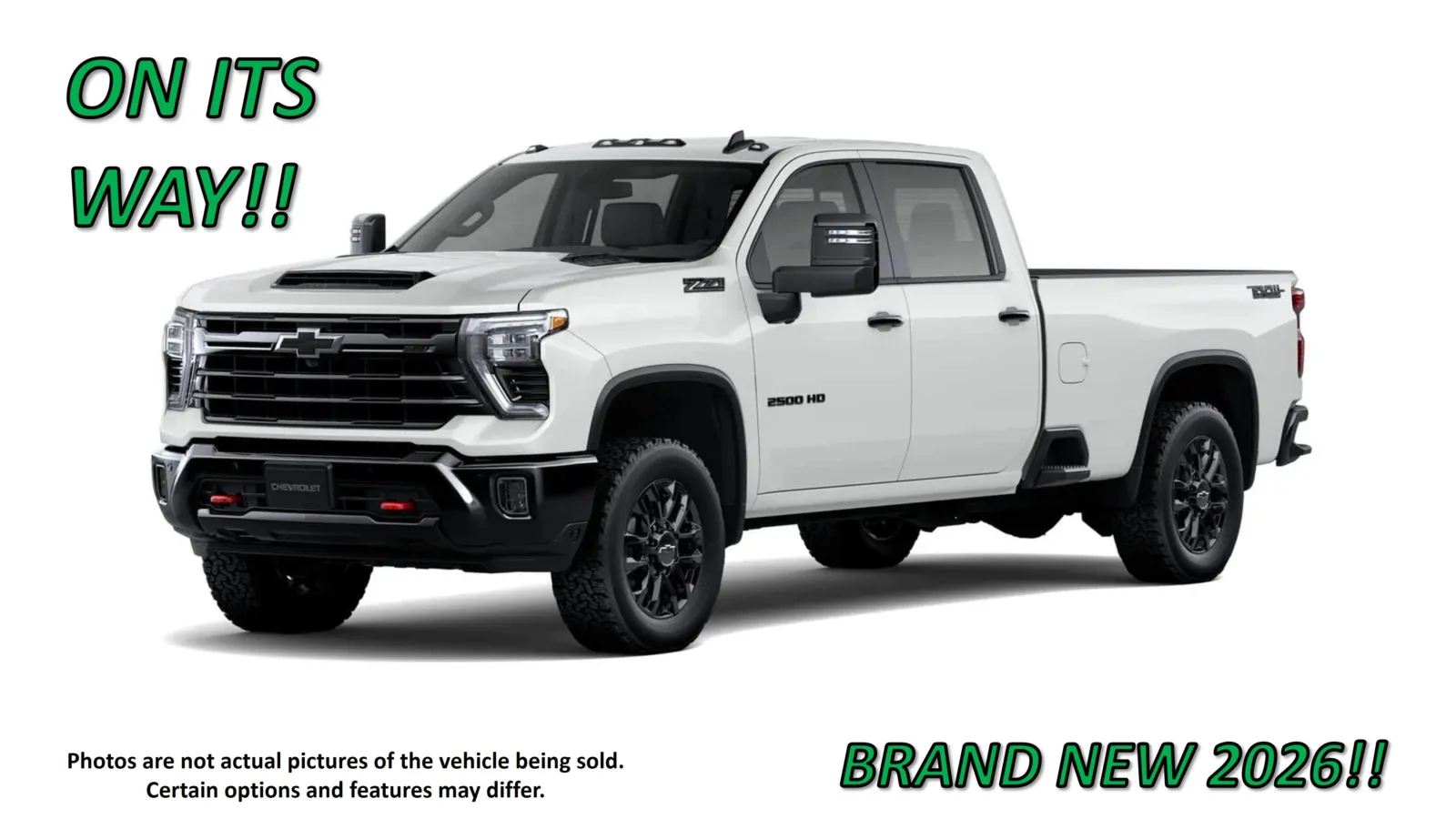White 2026 Chevrolet Silverado 2500 HD LT for sale in Clinton, MO