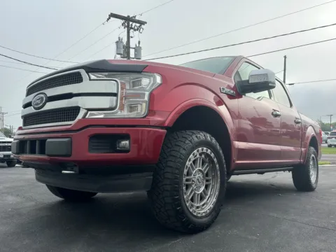 Red 2019 Ford F-150 Platinum for sale in Clinton, MO