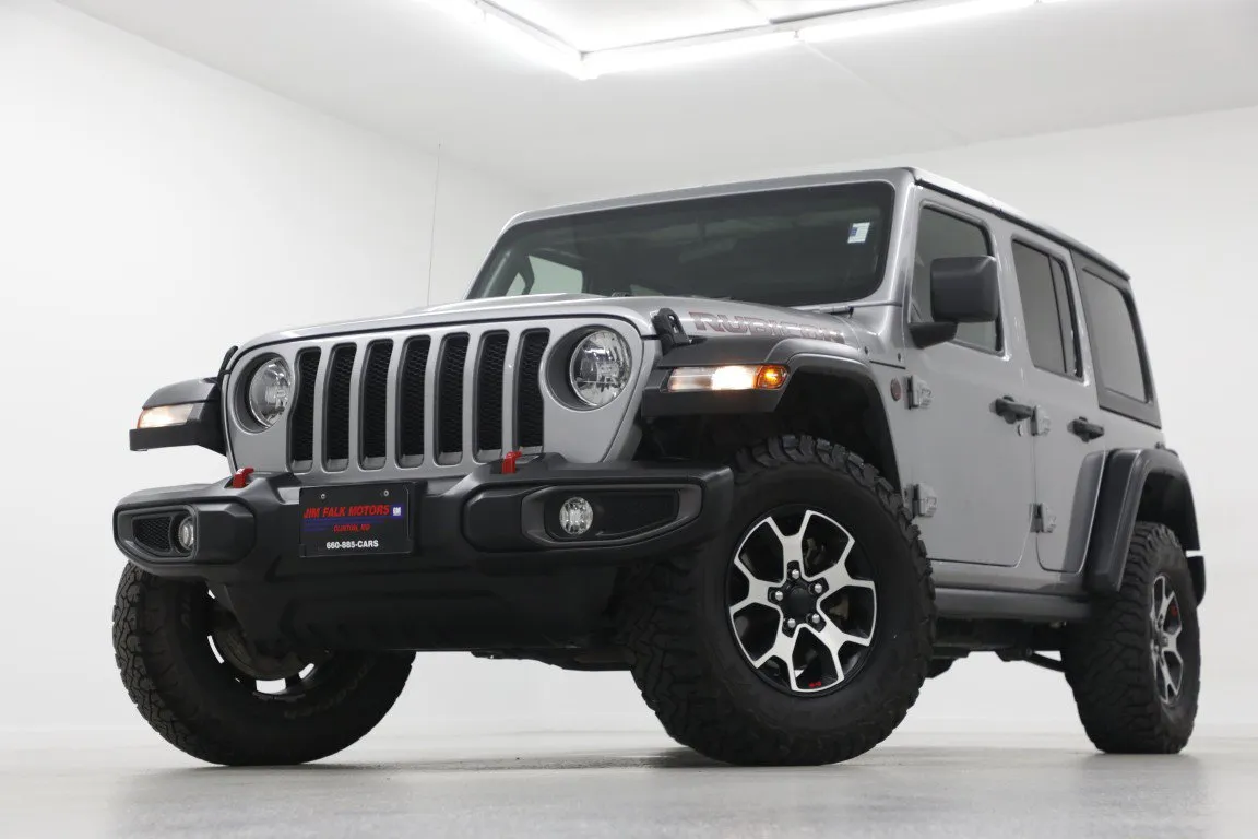 Silver 2021 Jeep Wrangler Unlimited Rubicon for sale in Clinton, MO