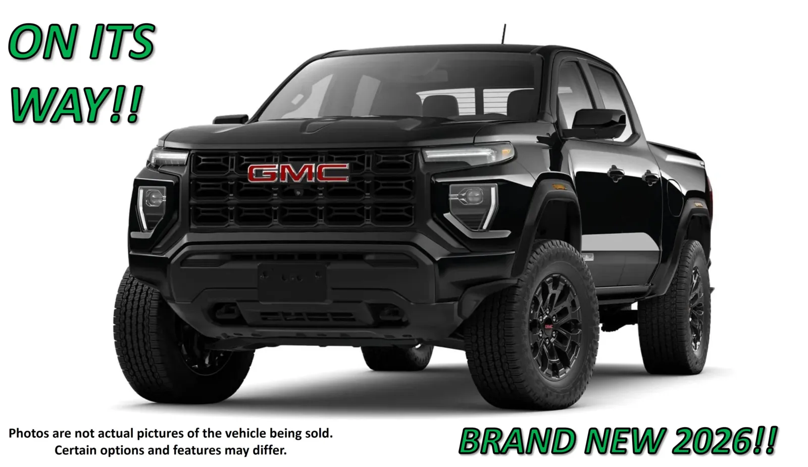 Black 2026 GMC Canyon Elevation for sale in Clinton, MO