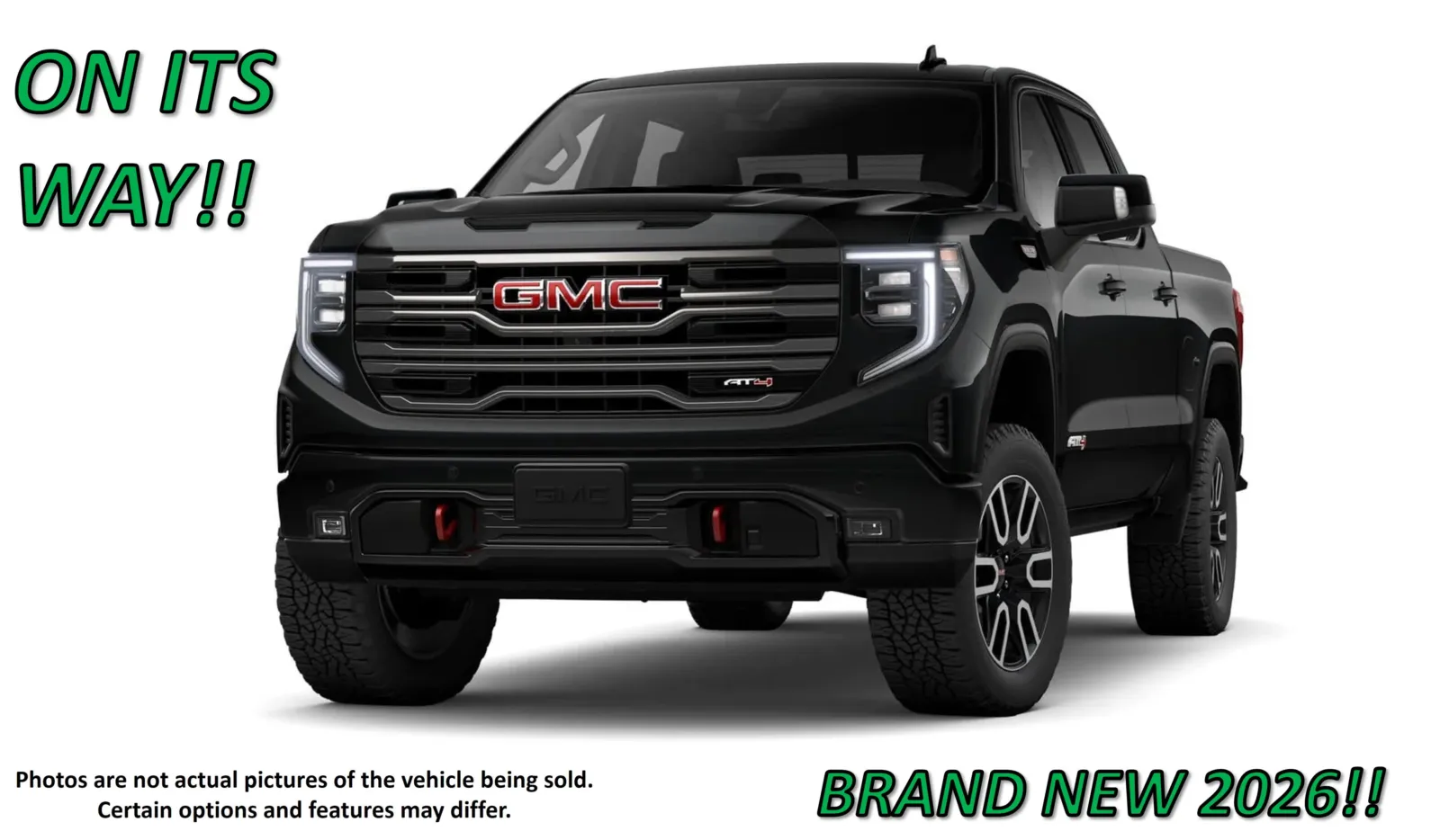 Black 2026 GMC Sierra 1500 AT4 for sale in Clinton, MO
