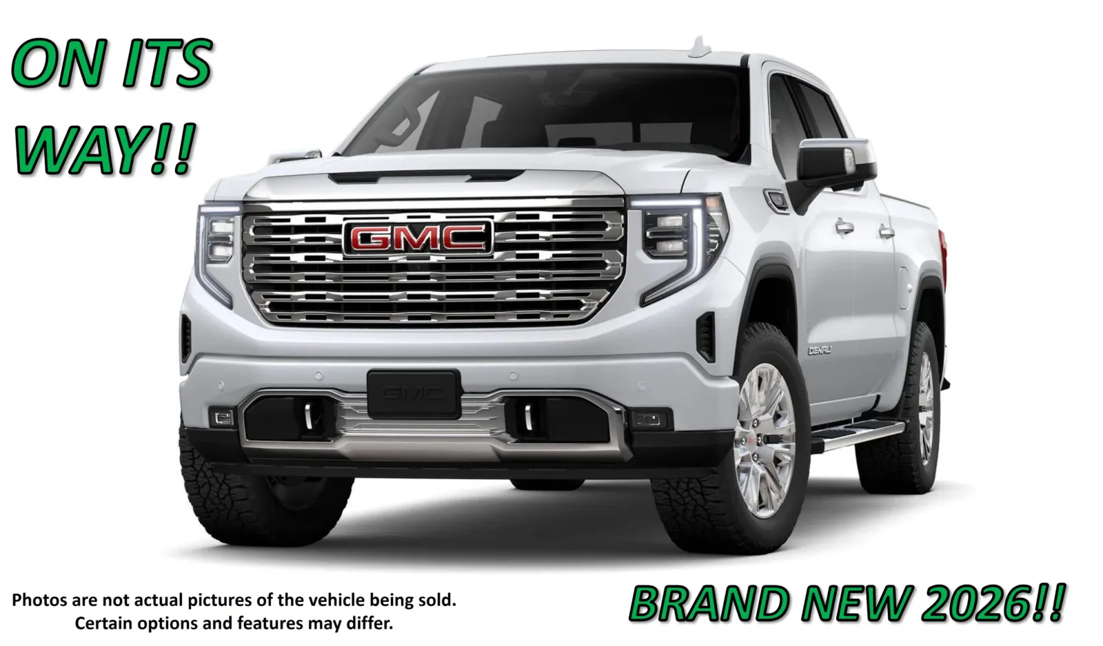 White 2026 GMC Sierra 1500 Denali for sale in Clinton, MO
