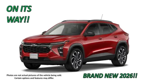 Red 2026 Chevrolet Trax 2RS for sale in Clinton, MO