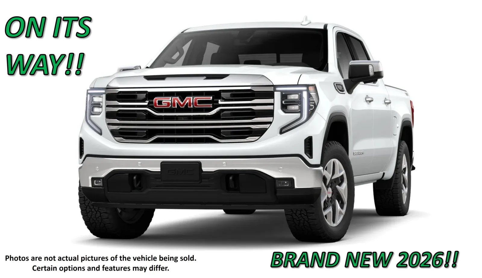 White 2026 GMC Sierra 1500 SLT for sale in Clinton, MO