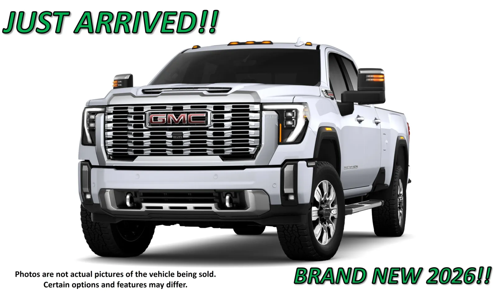 White 2026 GMC Sierra 3500 HD Denali for sale in Clinton, MO