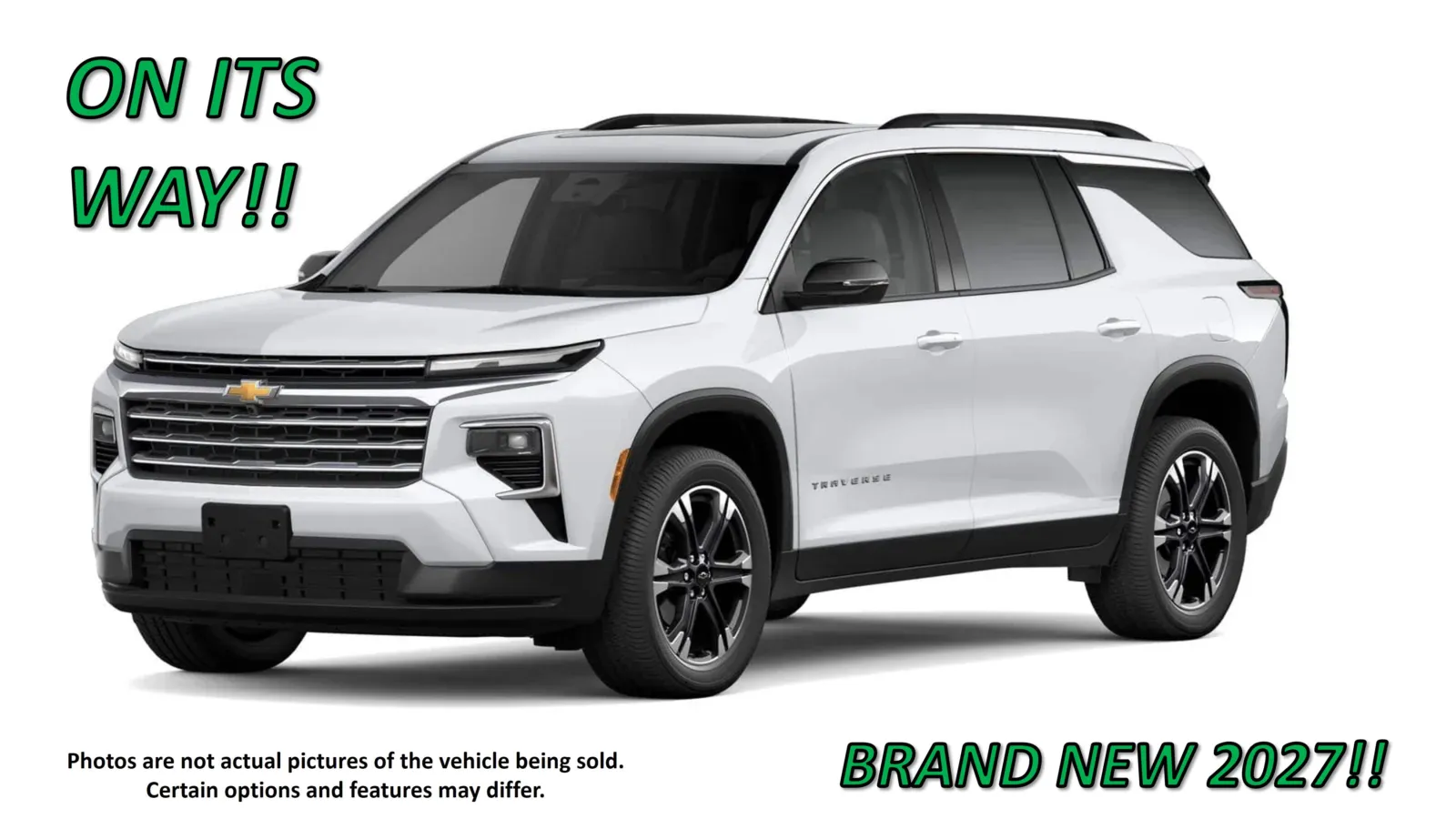 White 2027 Chevrolet Traverse LT for sale in Clinton, MO