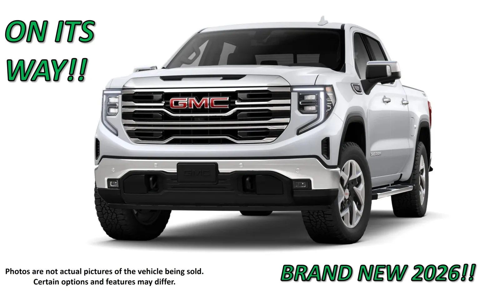 White 2026 GMC Sierra 1500 SLT for sale in Clinton, MO