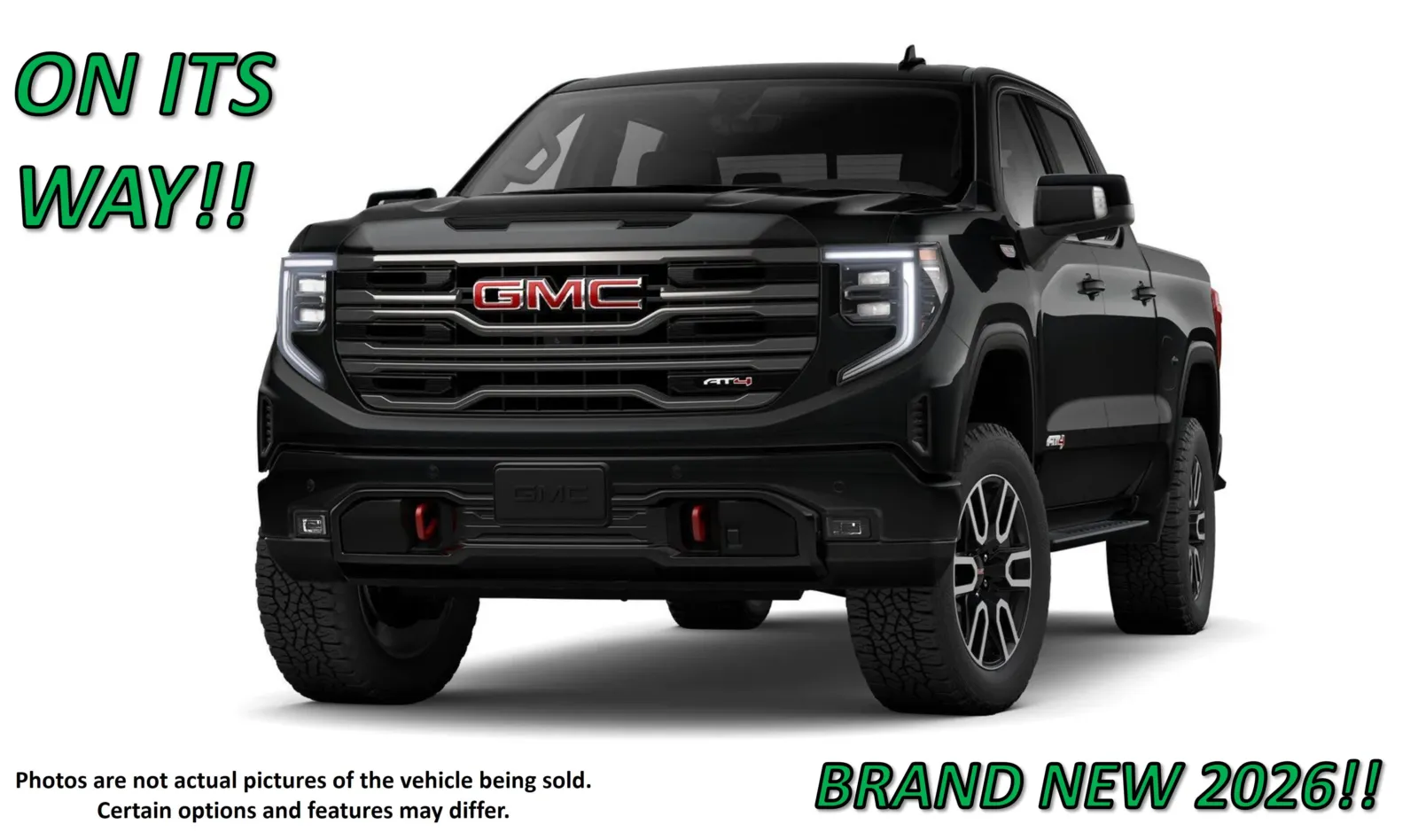 Black 2026 GMC Sierra 1500 AT4 for sale in Clinton, MO