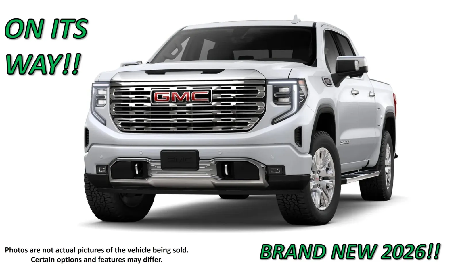 White 2026 GMC Sierra 1500 Denali for sale in Clinton, MO