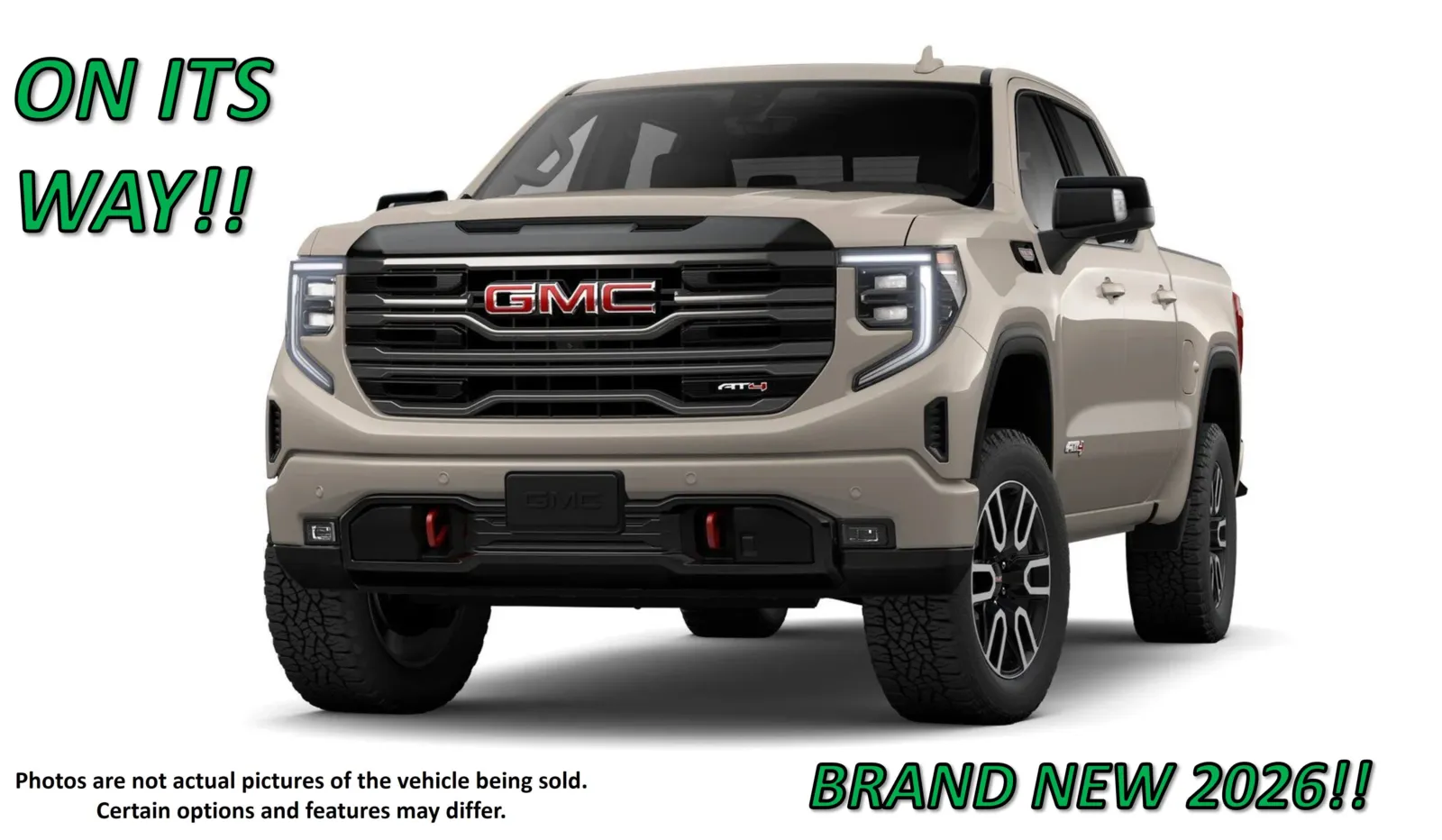 Beige 2026 GMC Sierra 1500 AT4 for sale in Clinton, MO