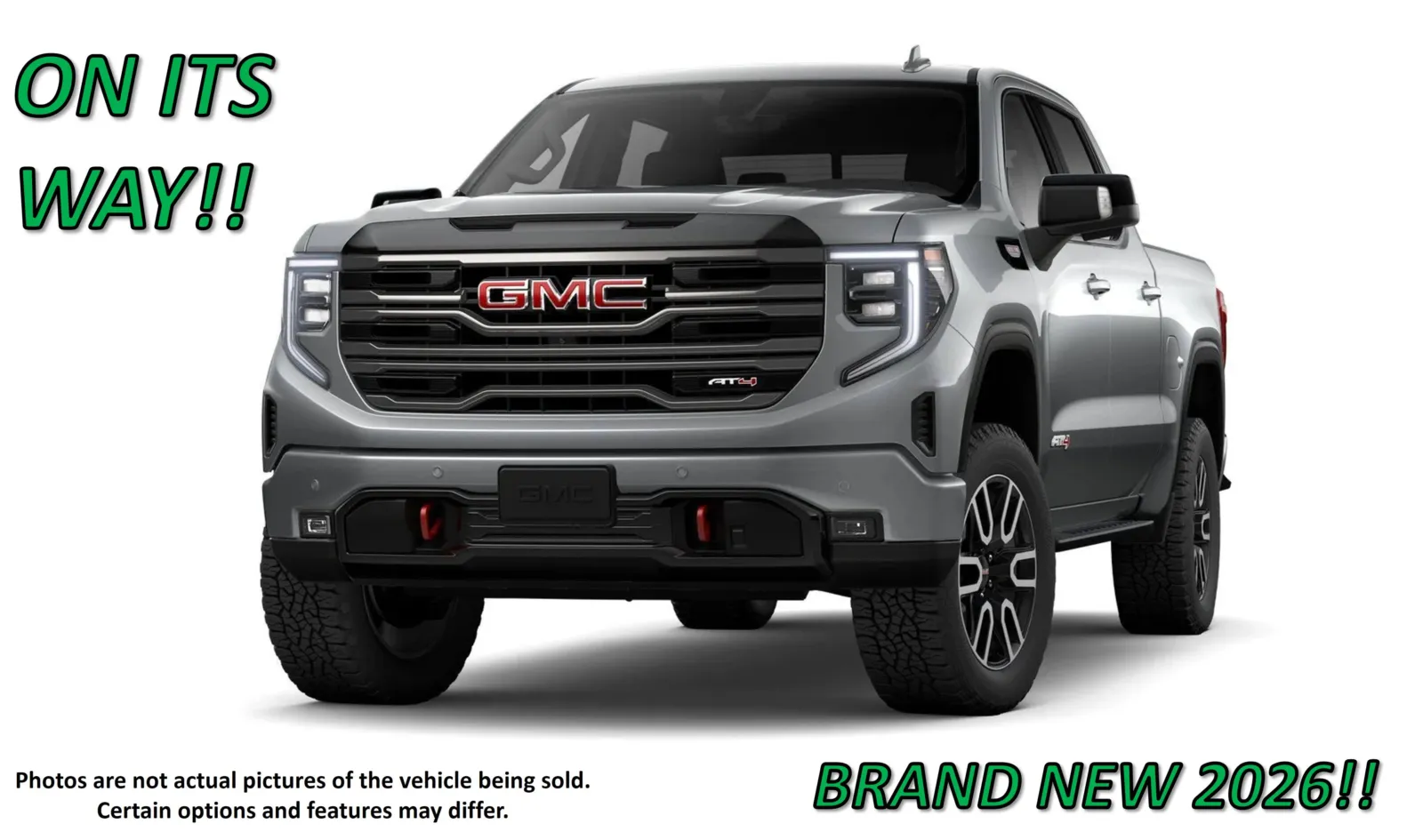 Gray 2026 GMC Sierra 1500 AT4 for sale in Clinton, MO