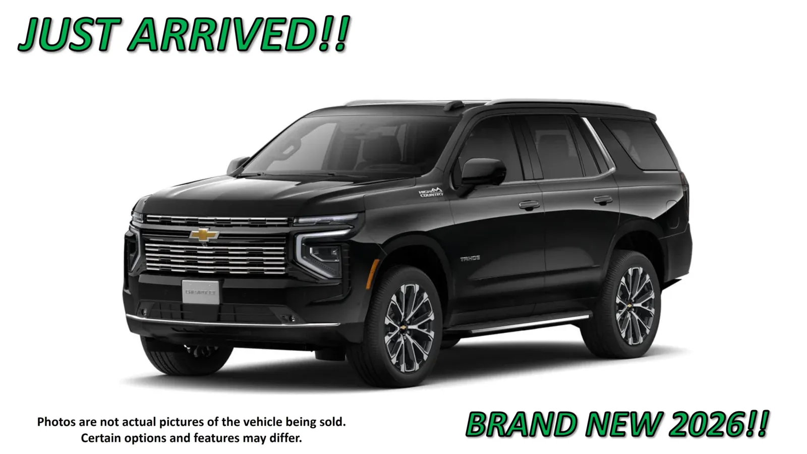 Black 2026 Chevrolet Tahoe High Country for sale in Clinton, MO