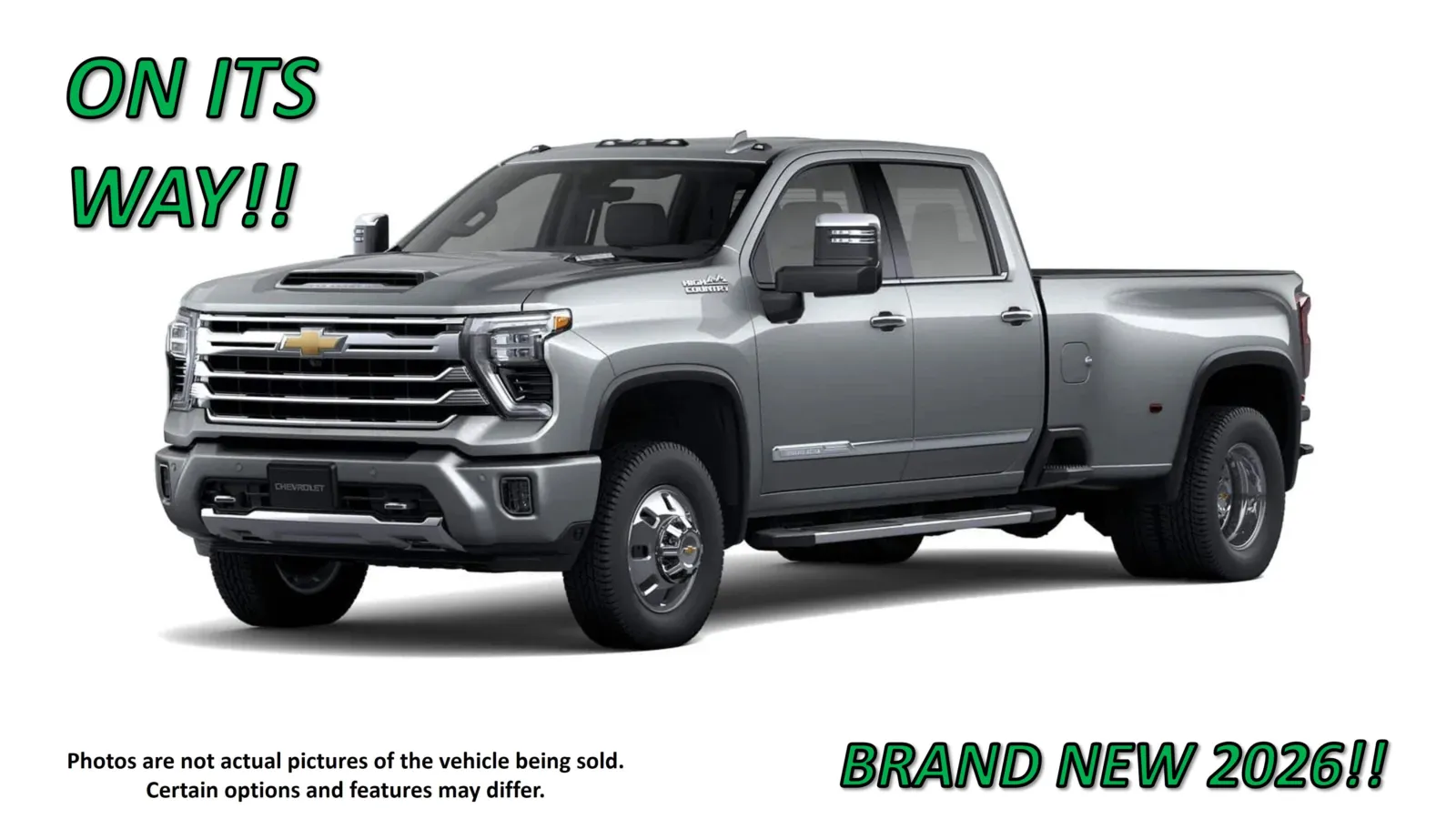 Gray 2026 Chevrolet Silverado 3500 HD DRW High Country for sale in Clinton, MO