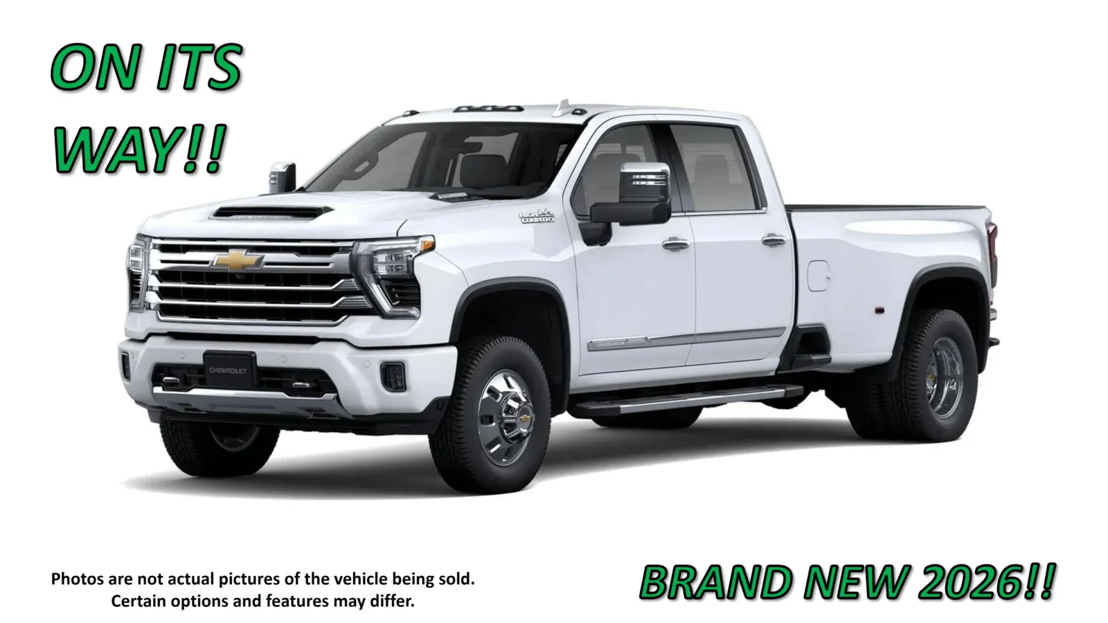 White 2026 Chevrolet Silverado 3500 HD DRW High Country for sale in Clinton, MO