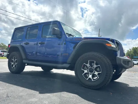 Blue 2019 Jeep Wrangler Unlimited Rubicon for sale in Clinton, MO